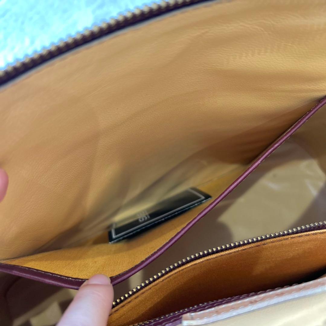 【美品】ソメスサドル　ハンドバッグ　ショルダーバッグ　ボルドー　2way