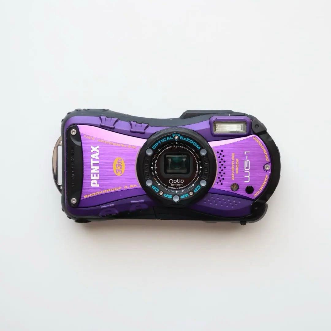 PENTAX Optio WG-1 パープル 防水対応デジタルカメラ