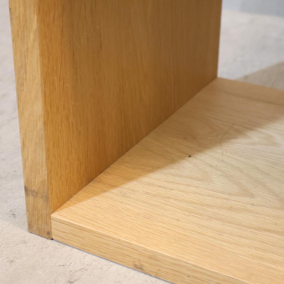 無印良品 MUJI オーク材 スタッキングシェルフ 5段・2列 オープンシェルフ