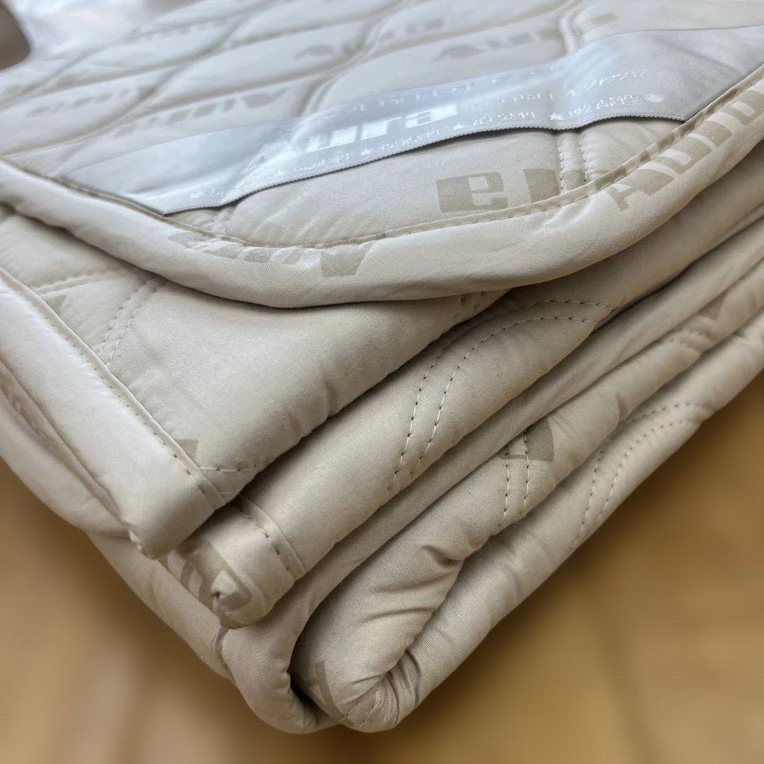 Aura 遠赤外線ベッドパッド　オーラわた　120×200 セミダブル　日本製