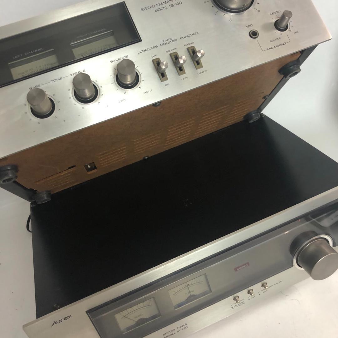 Aurex オーレックス ステレオアンプ SB-130 ST-230 プリメイン