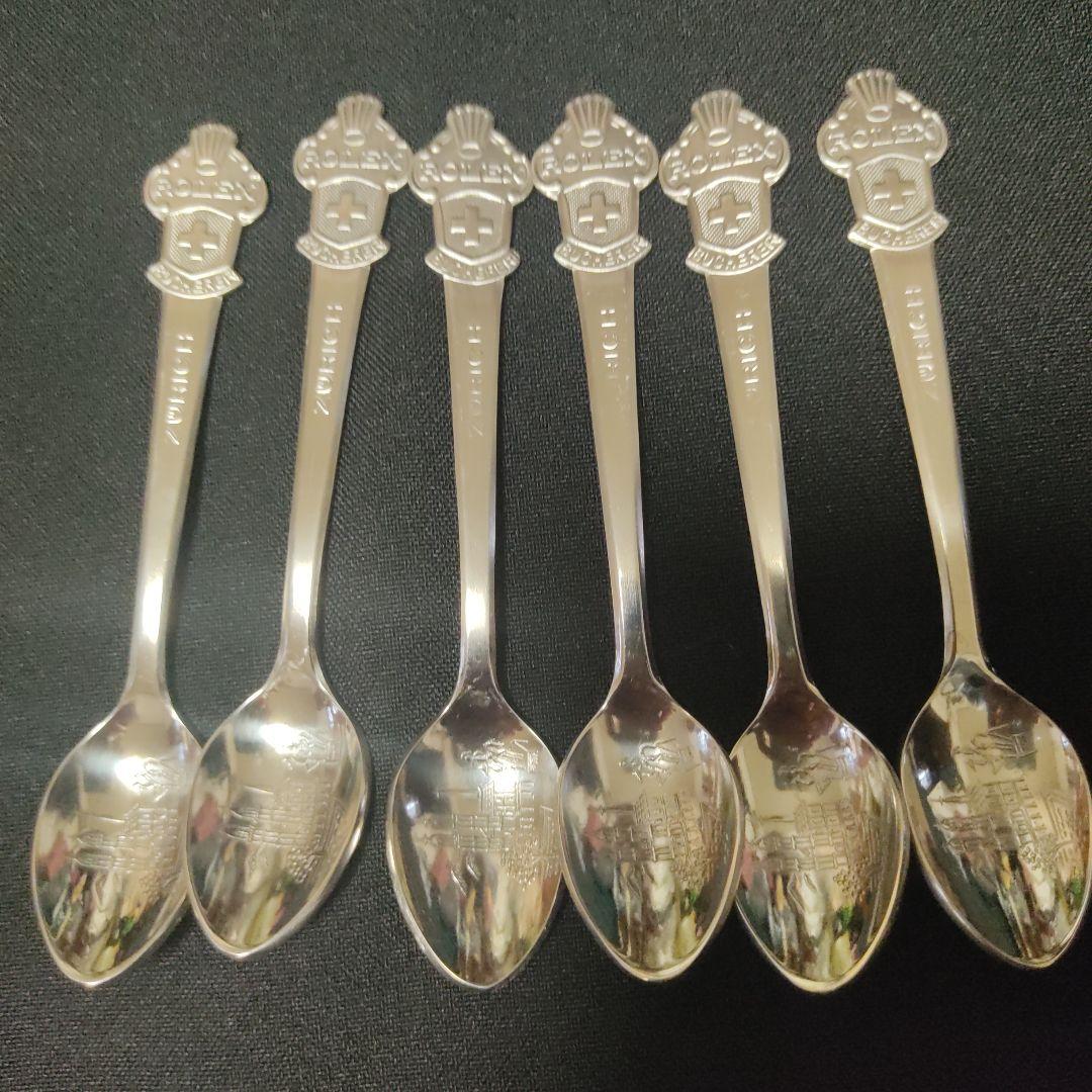 ロレックス。ROLEX。スプーン。6本。