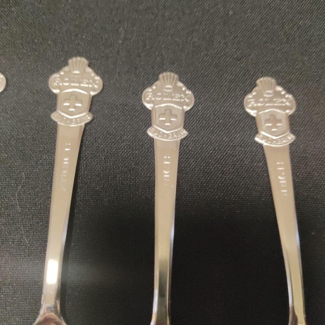 ロレックス。ROLEX。スプーン。6本。