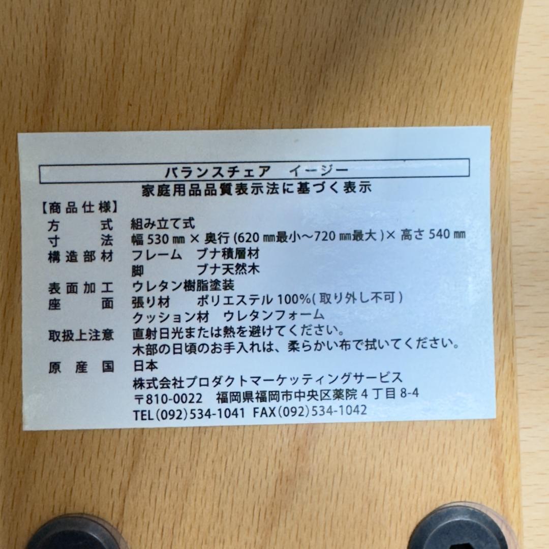 Sakamotoサカモトハウス バランスチェア イージー 姿勢がよくなる