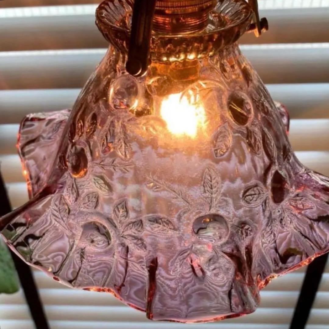 （専用）　フェントン　ランプシェード　オパールセント　アンティーク　ガラス