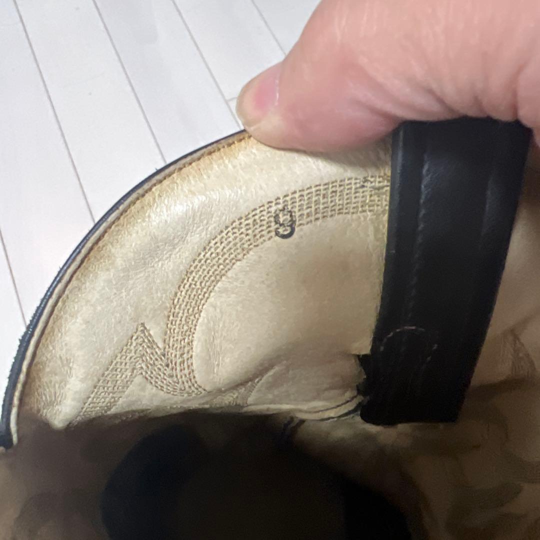 トニーラマ ウエスタンブーツ リザードトゥ刺繍入り26.5センチ