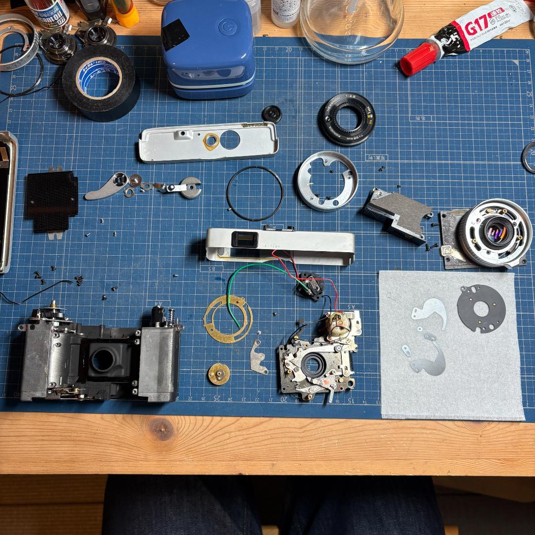 Konica C35 E&L ライトブルー【整備済完動品】