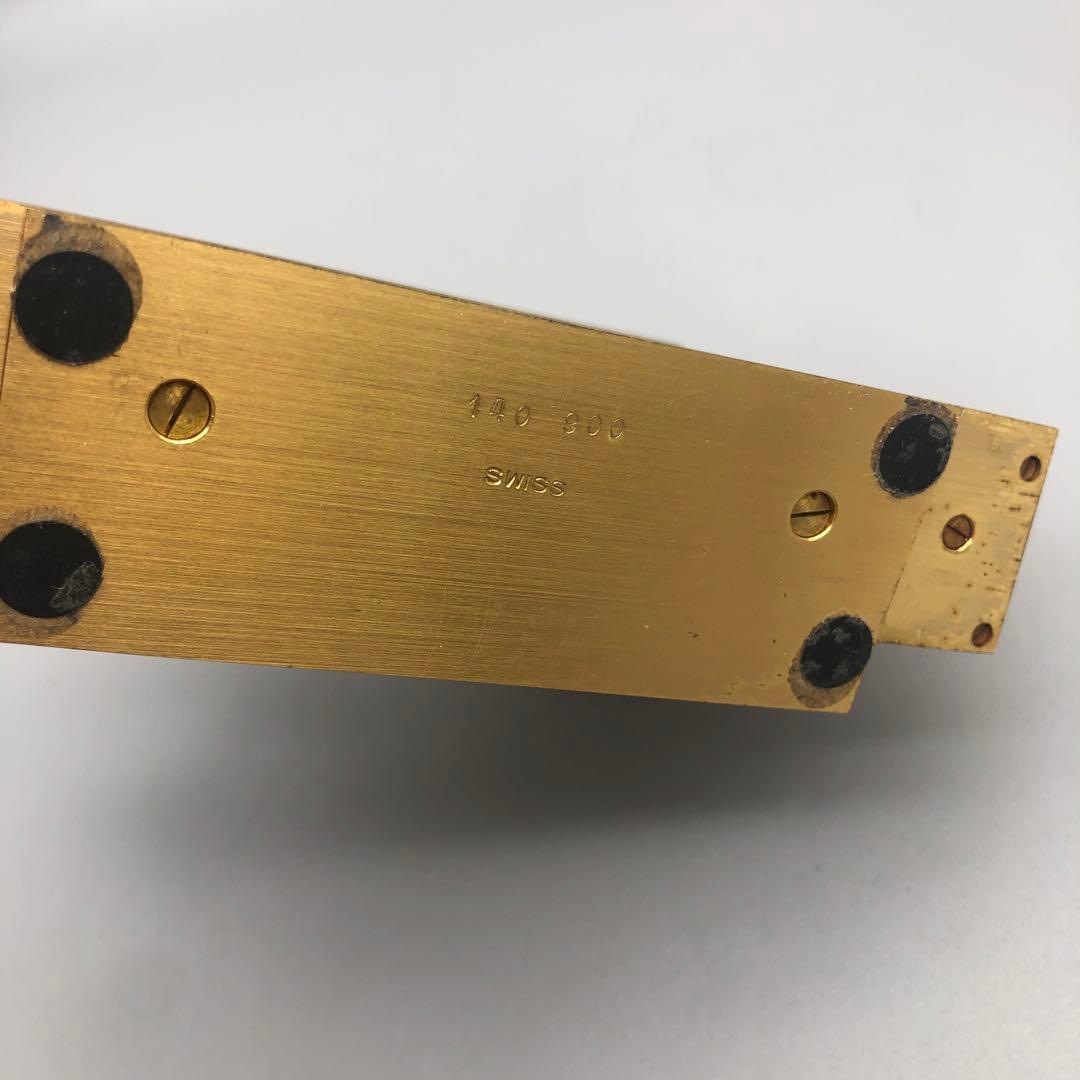 スイス高級時計メーカーIMHOFイムホフアンティーク真鍮ゴールド置き時計クロック