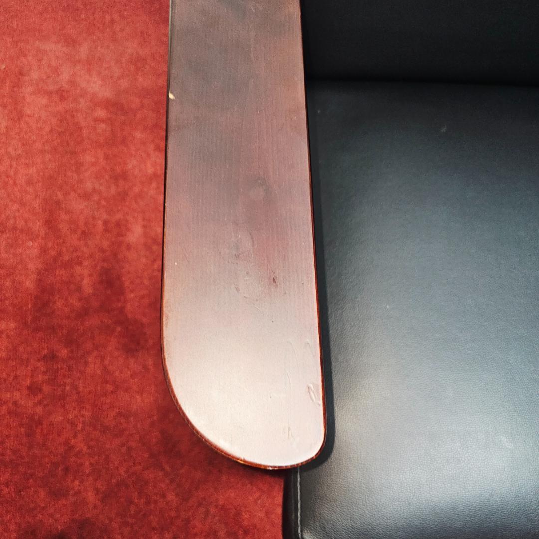 美しい黒いソファ 2人分