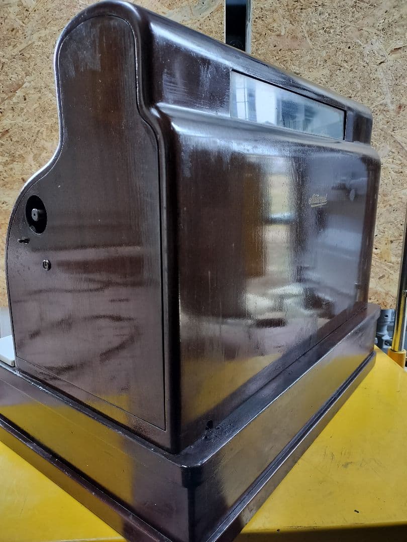 アンティークレジスター 木目調 大型 キャッシャー NATIONAL 昭和レトロ