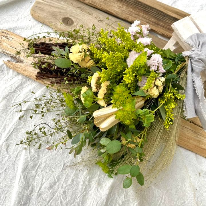 グリーンの癒されスワッグ