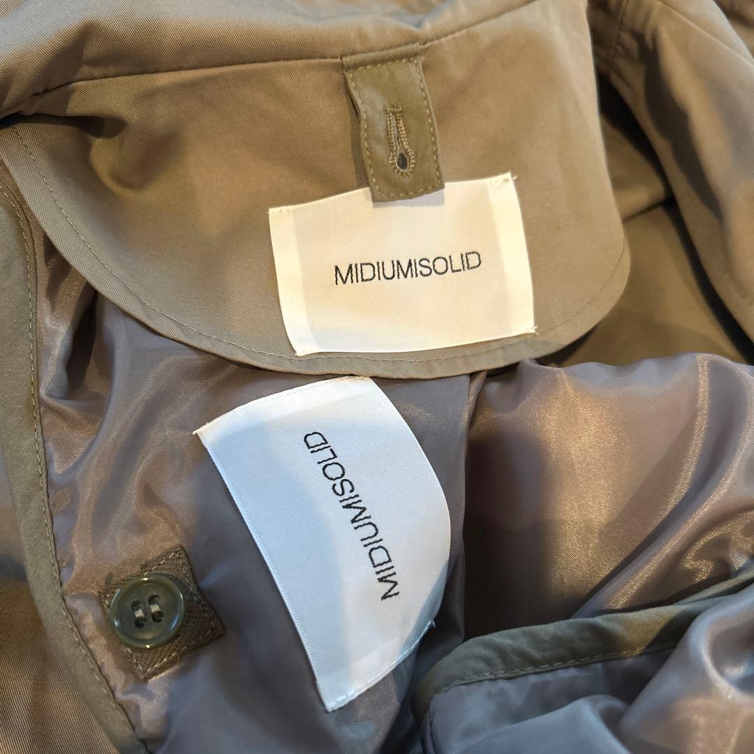 MIDIUMISOLID ライナー付きモッズコード