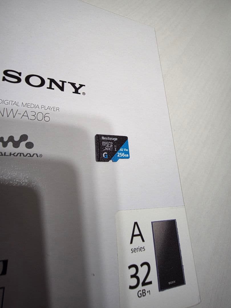 SONYウォークマンNW-A306 32GB ケース＋SDカード256GBセット