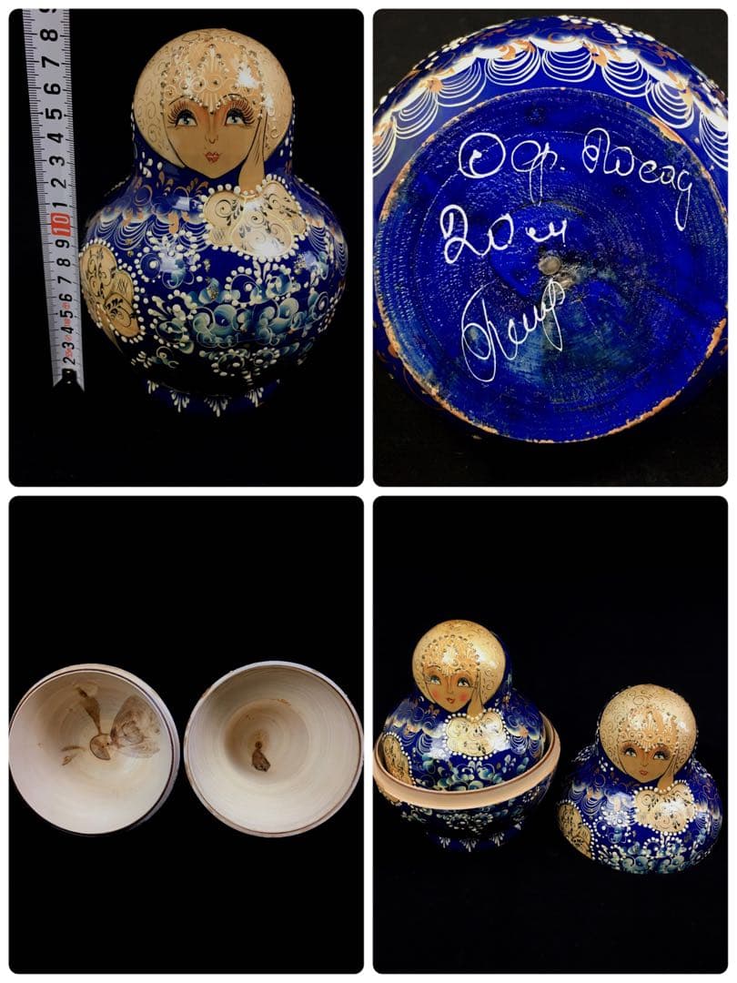 S308マトリョーシカ 20組 作家物 ロシア民芸 置物