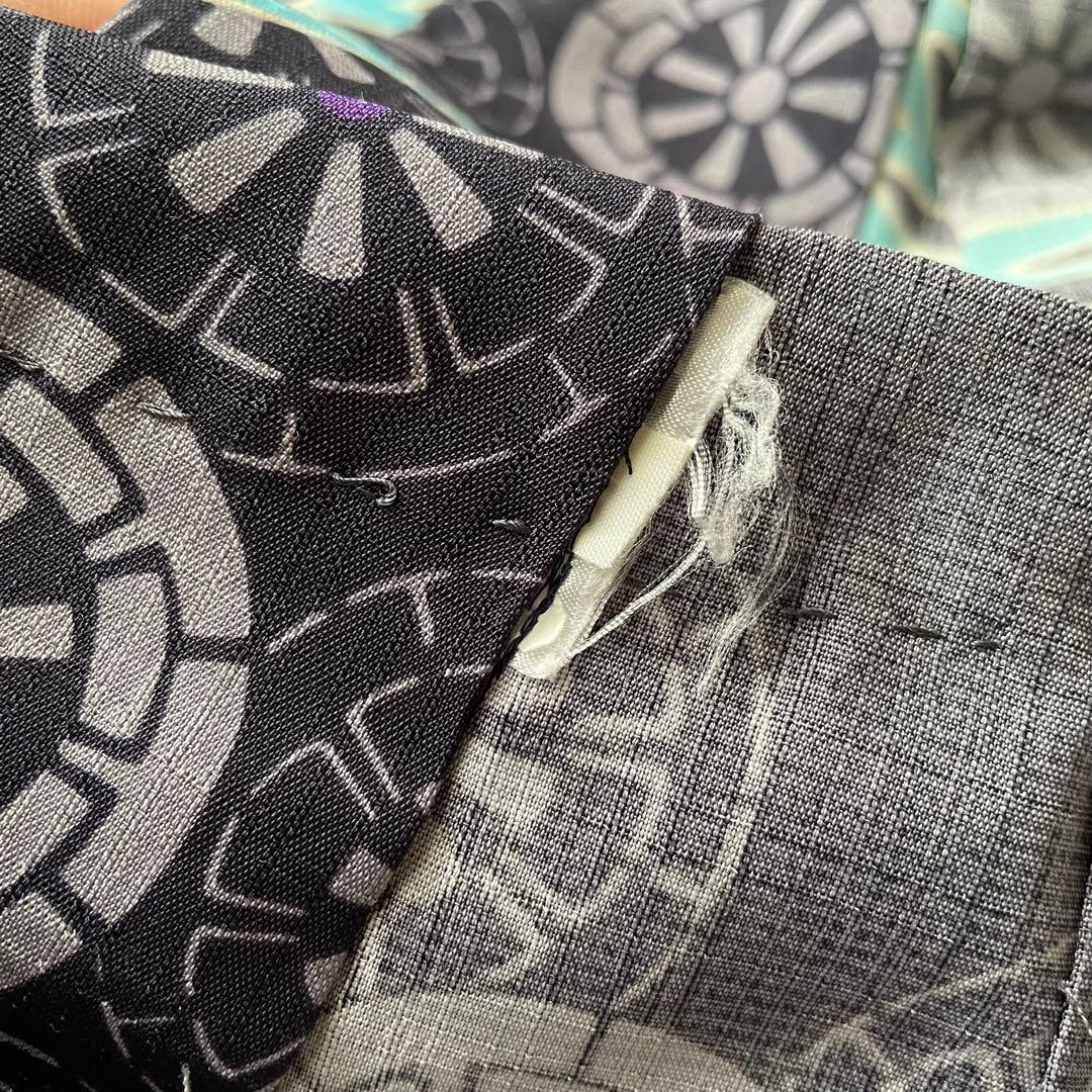 浴衣　アナスイ　ANNA SUI 花柄　歯車　オリエンタル　紫　パープル