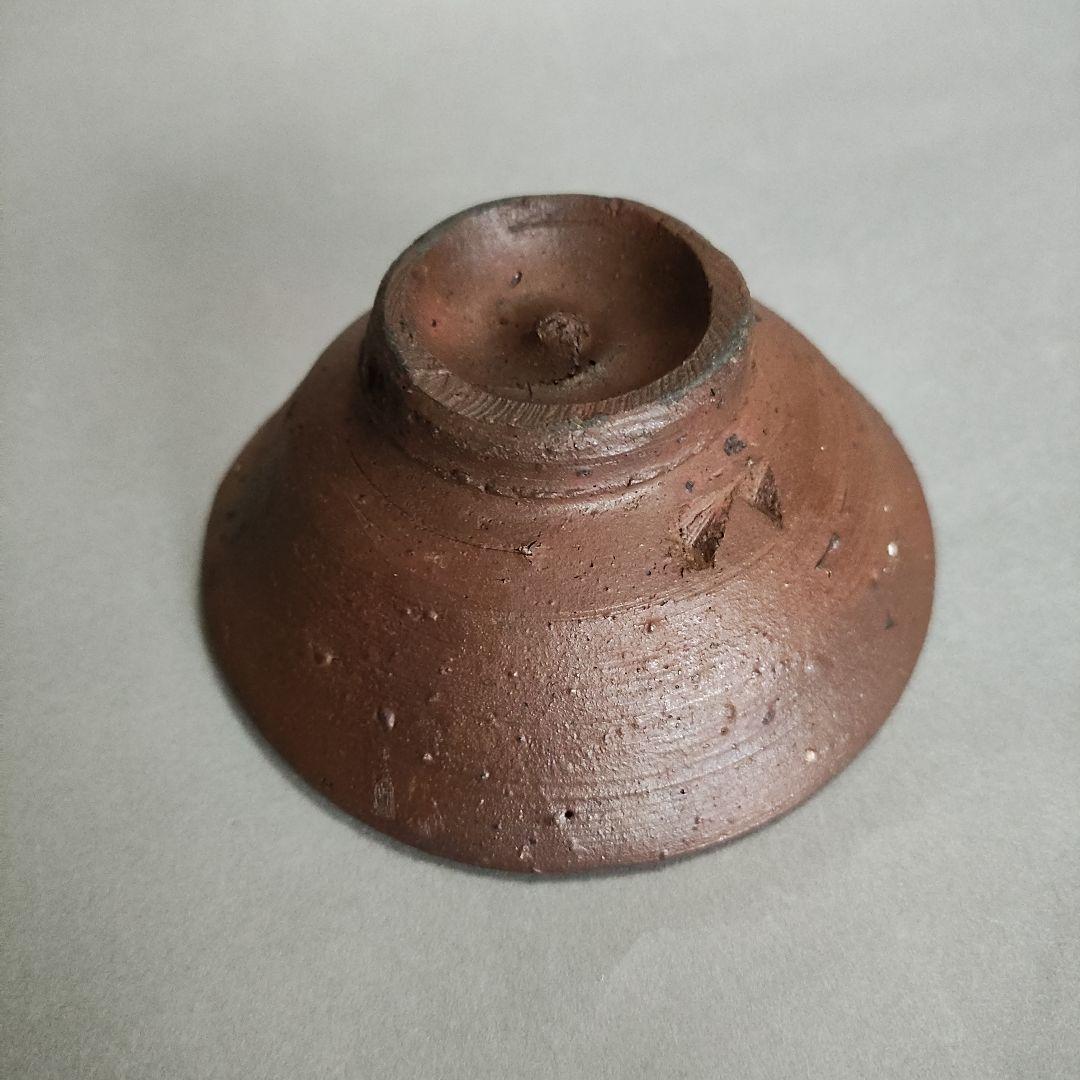 吉村昌也　粉引盃、焼締盃　粉引ぐい呑　笠間焼