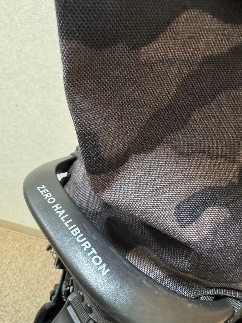 ZERO HALLIBURTON キャディバッグ 迷彩柄 ブラックカモ