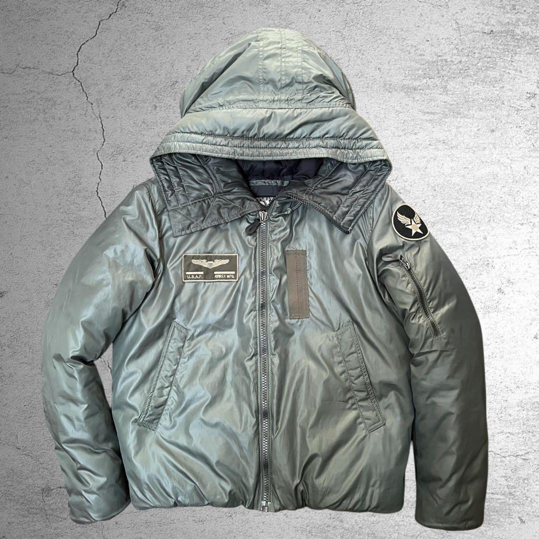 AVIREX 5th AIR FORCE 5周年記念 中綿 アーチロゴジャケット