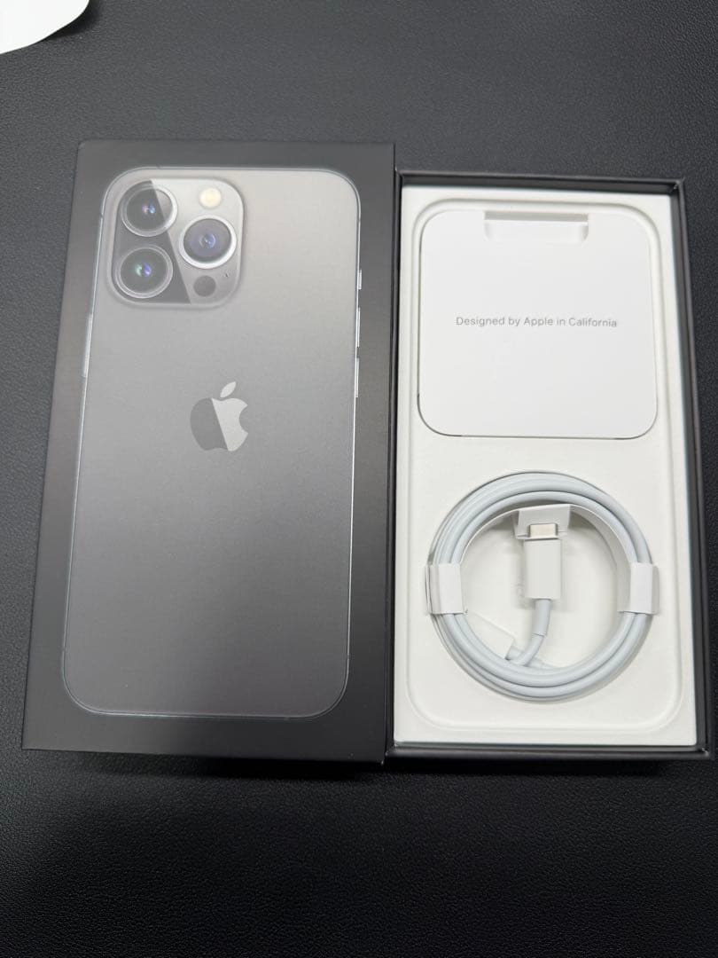 【美品】iPhone 13 Pro 128GB グラファイト SIMフリー