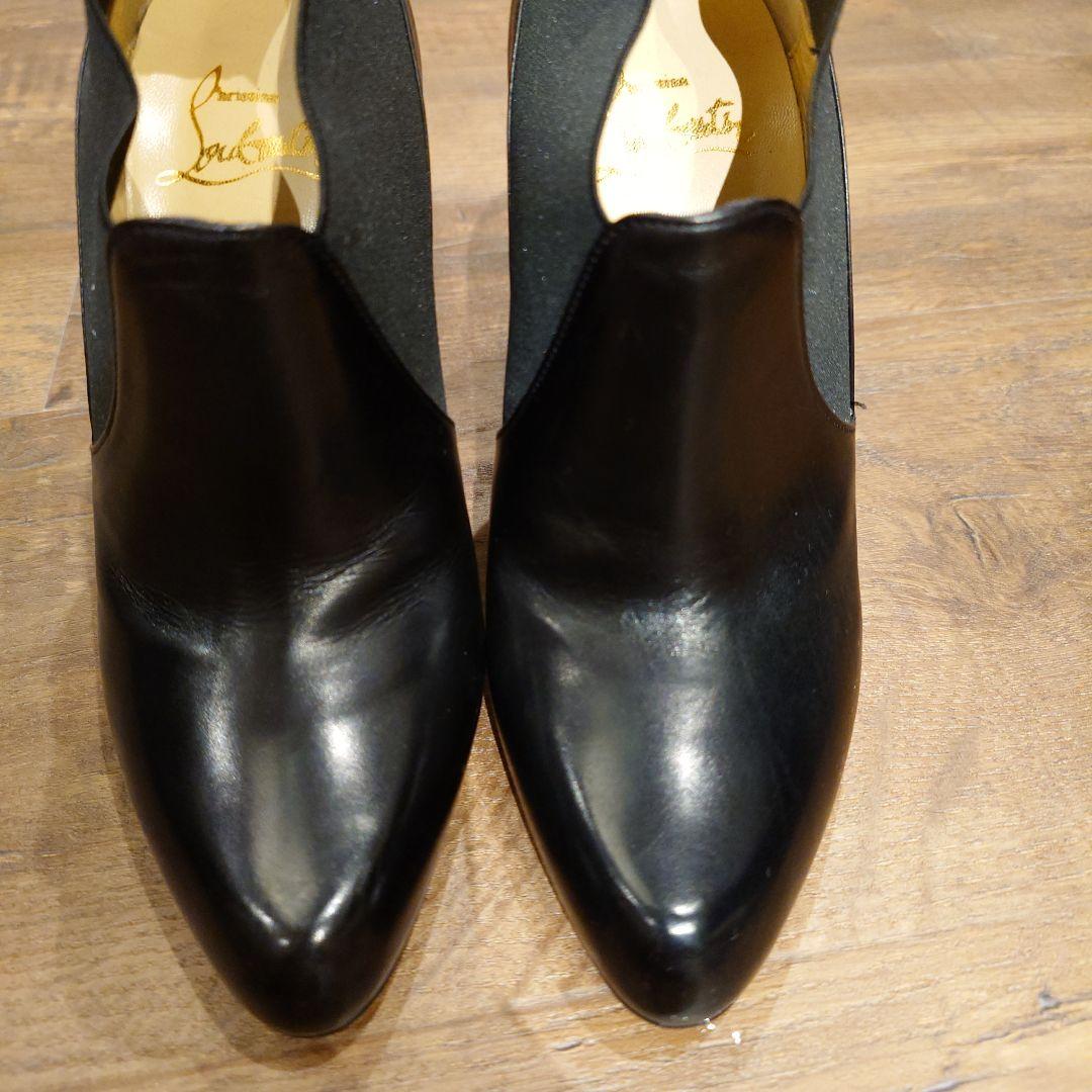 Christian Louboutin サイドゴアブーツ 38 ブラック