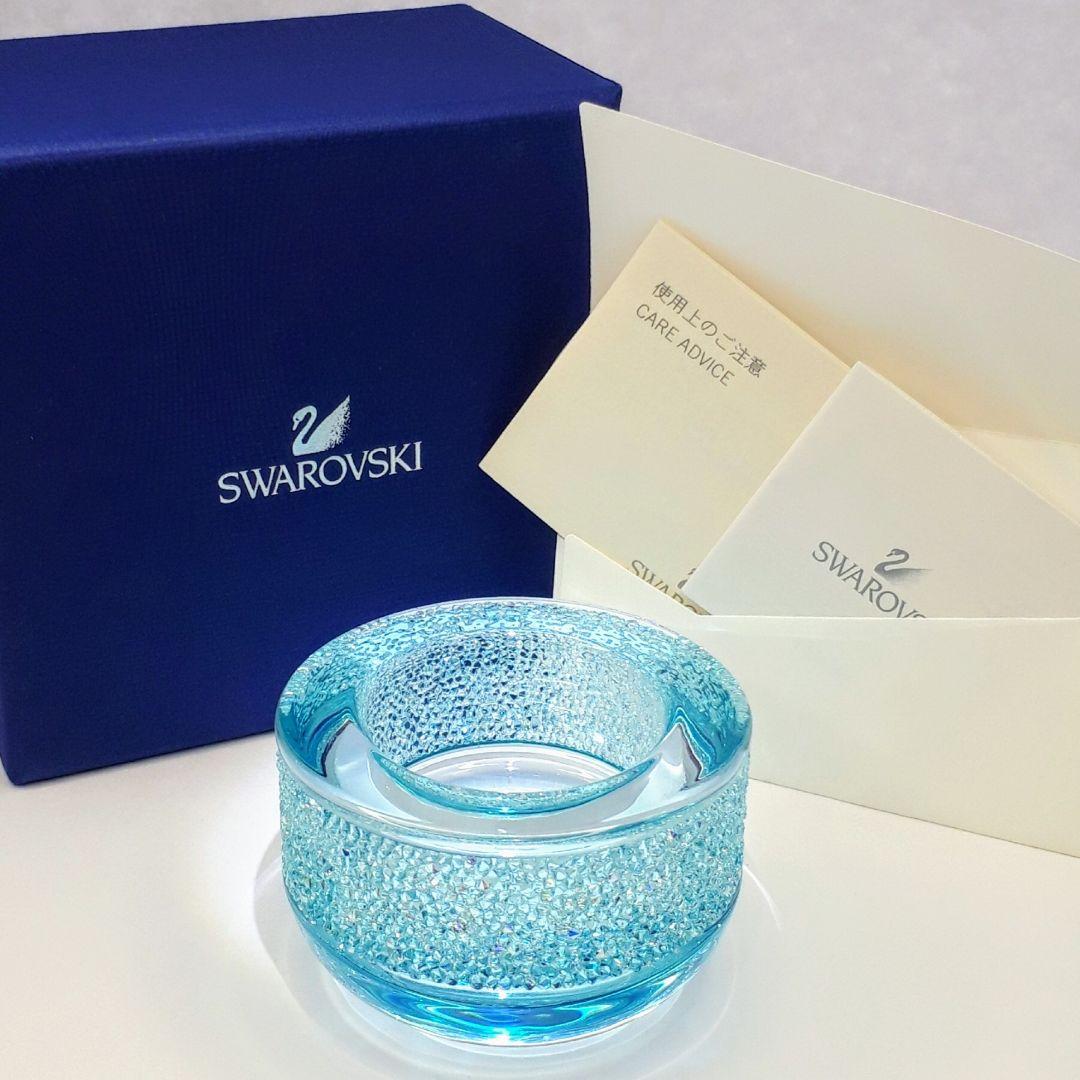 スワロフスキー【SWAROVSKI】　クリスタル置物　小物入れ　オブジェ