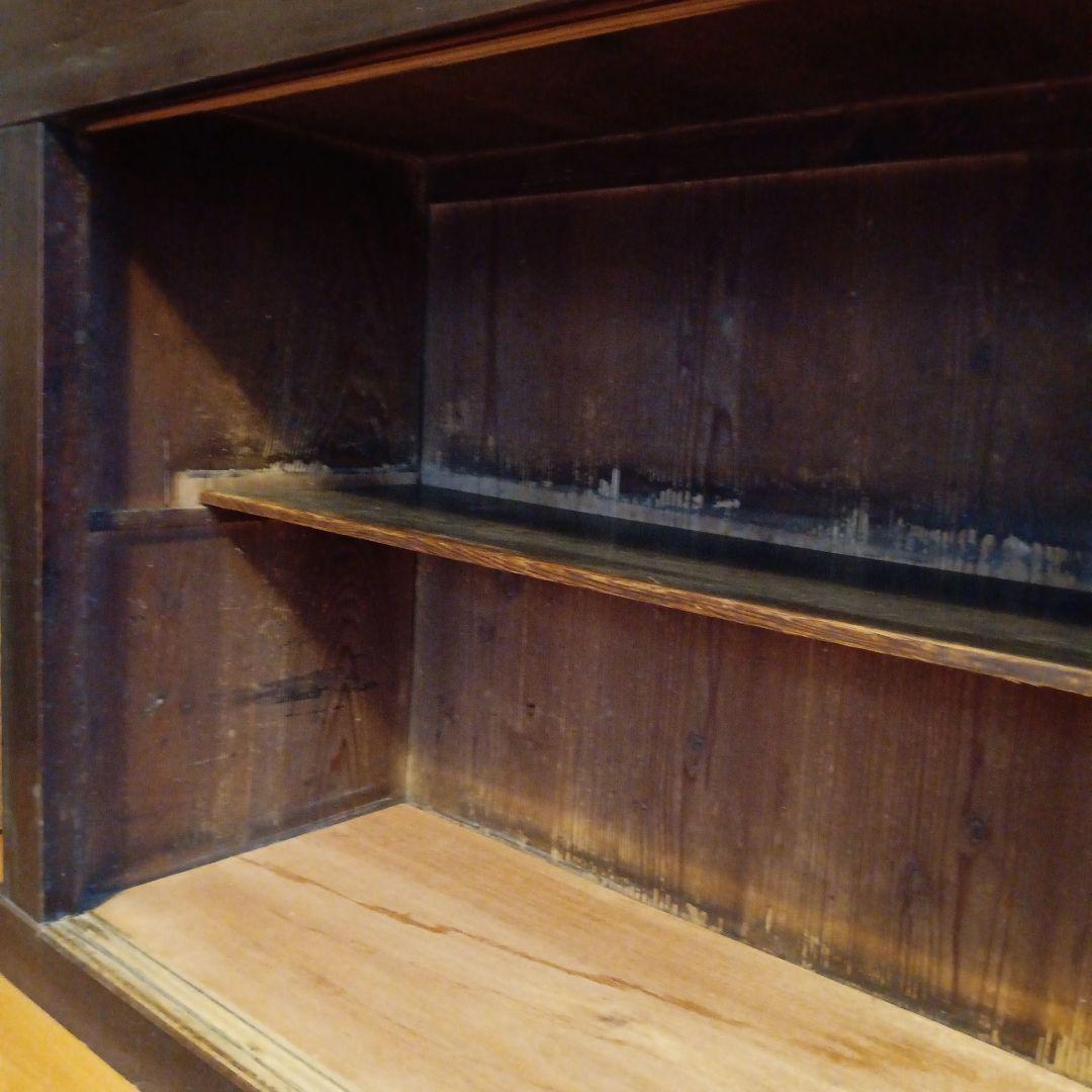 六尺近江水屋　箪笥　和箪笥　キャビネット　みずや 古家具 アンティーク 木製