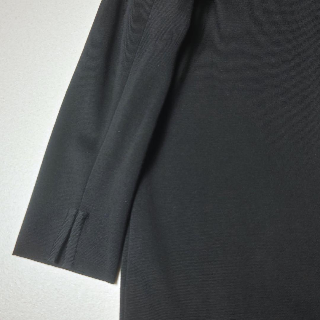 イヴサンローラン　ニットワンピース　黒　エレガント　YSL　上品　ヴィンテージ