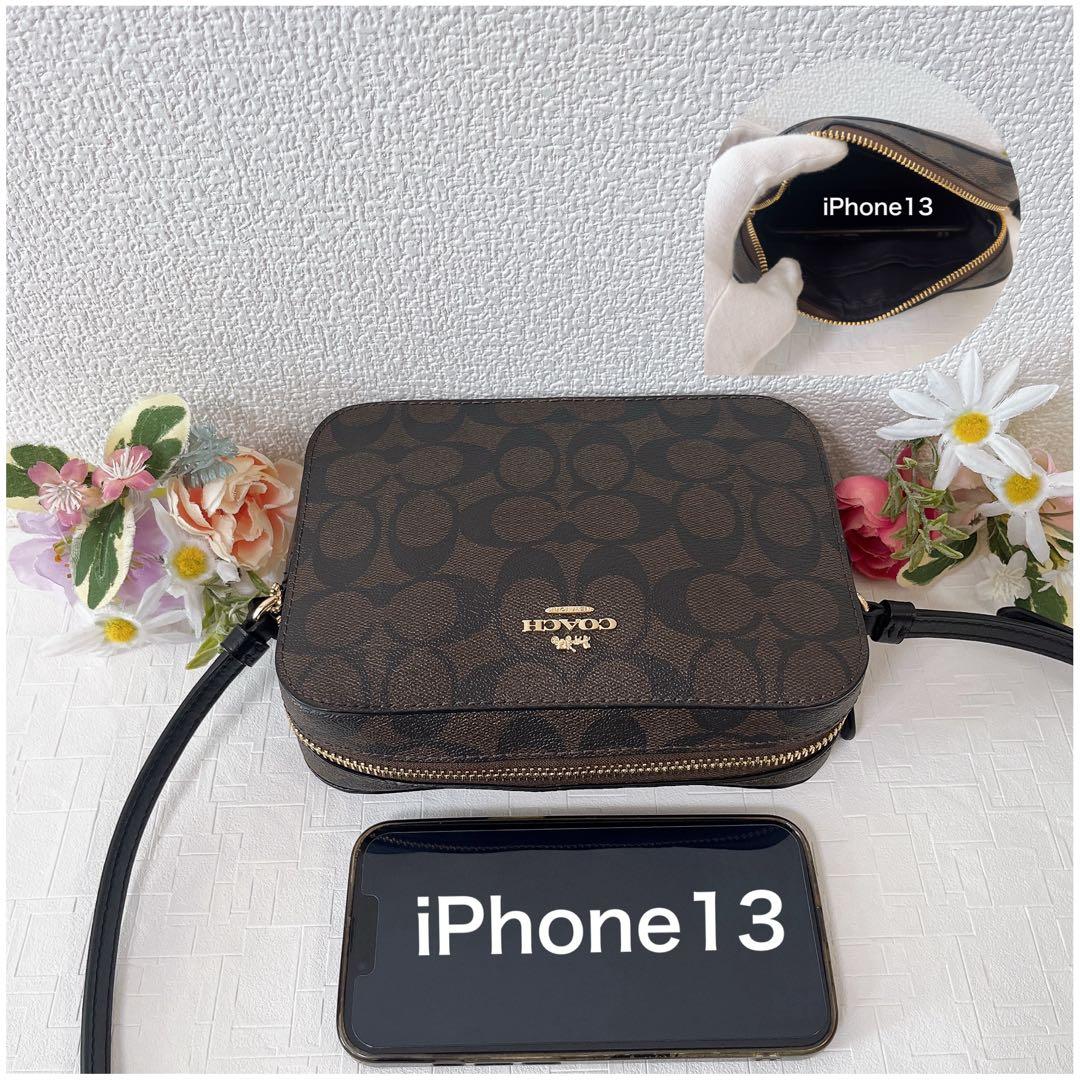 【極美品】COACH コーチ ショルダーバッグ 斜め掛け シグネチャー チャーム