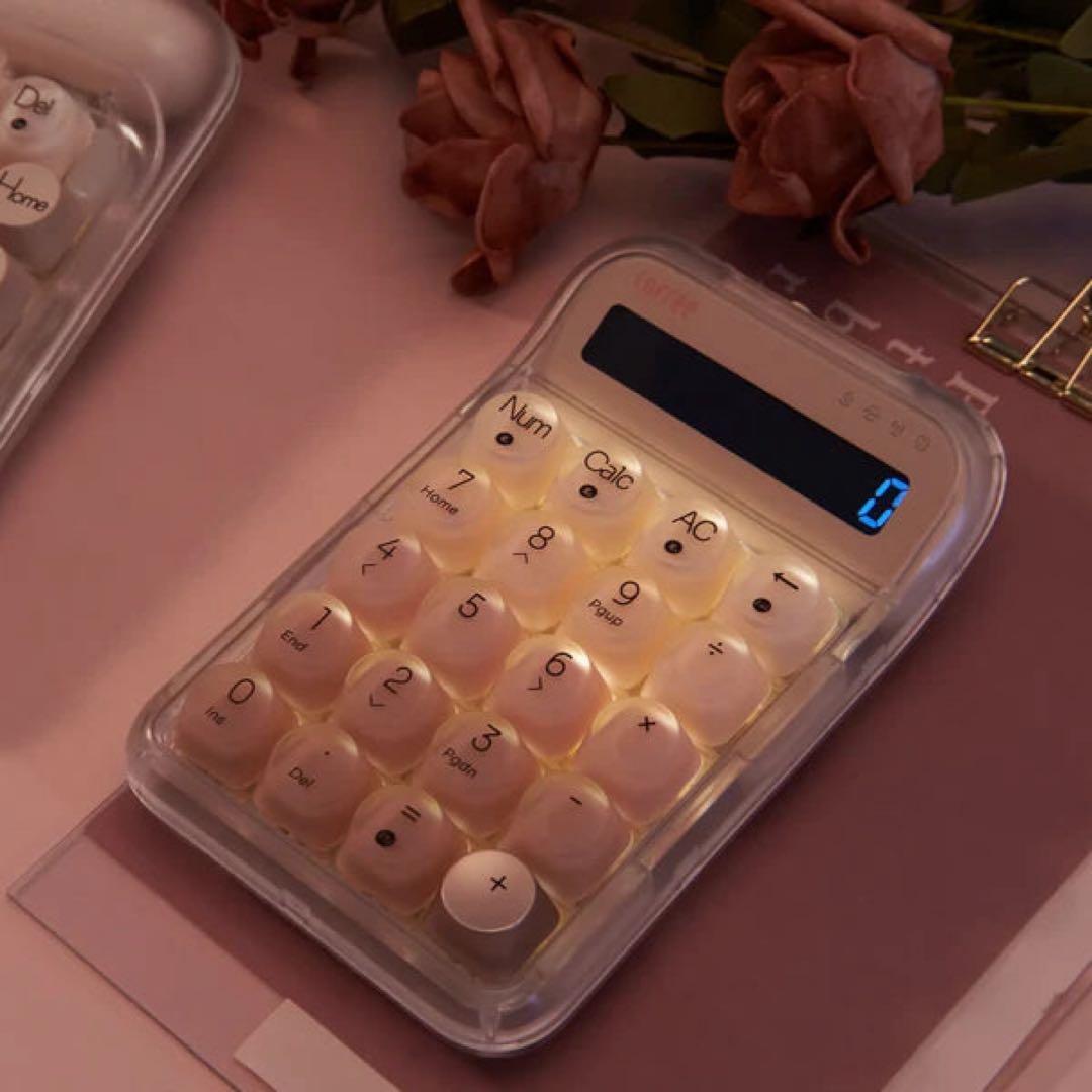 【正規品】Lofree Foundation ワイヤレス 電卓 テンキー ピンク