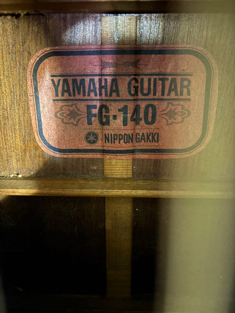【弦とブリッジピン新品‼️】YAMAHA FG-140 アコースティックギター