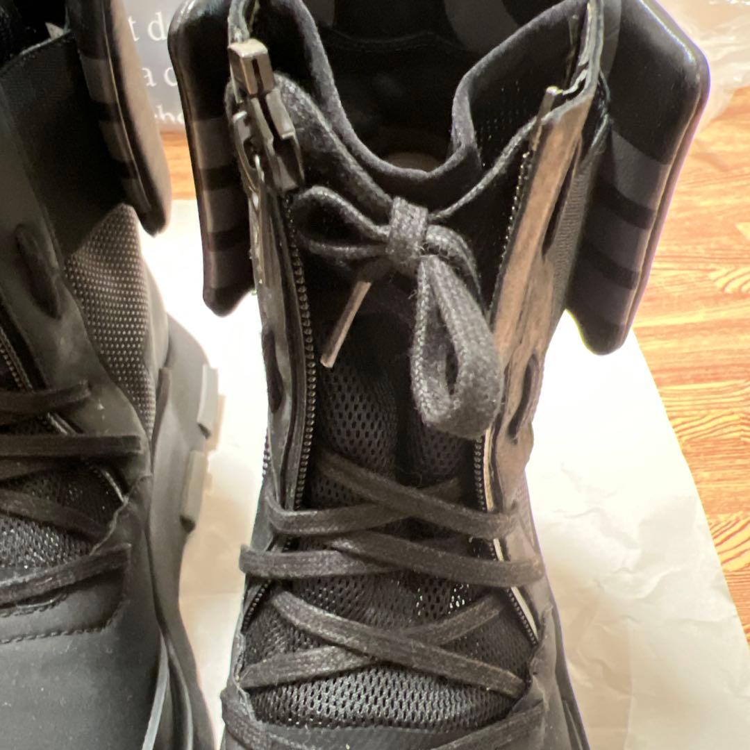 Y-3 ブラック ハイカットブーツ