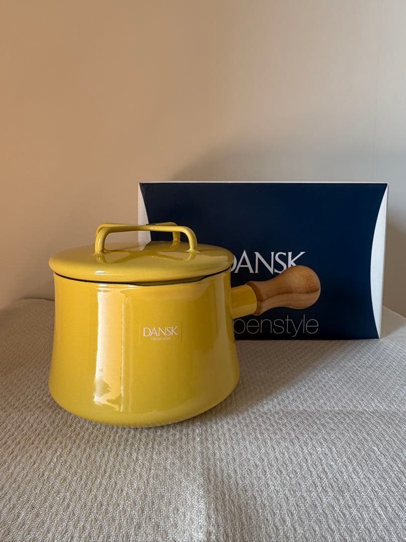 【新品・レア廃番品】DANSK コベンスタイルミルクパン（ソースパン）イエロー