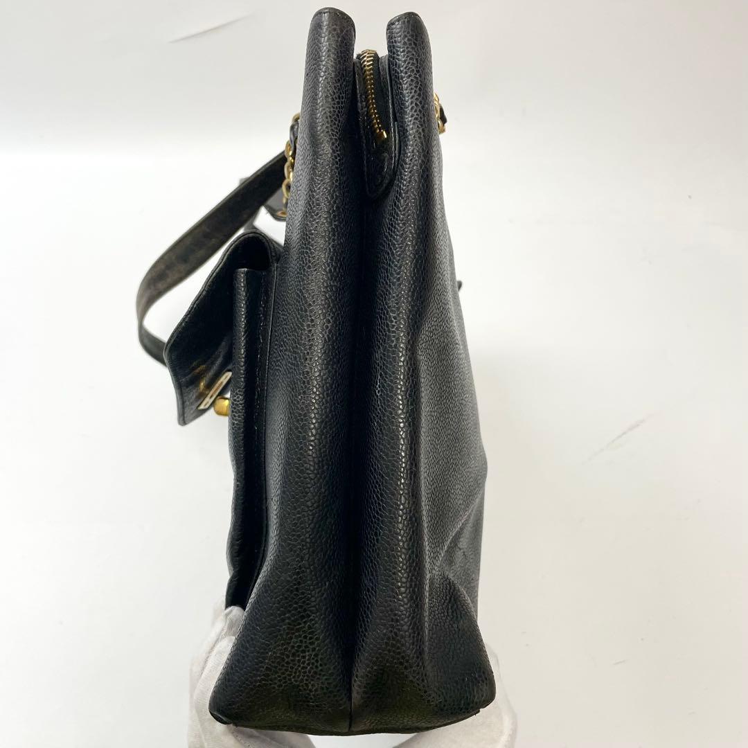 Yuko☆シャネル　キャビアスキン　ターンロック　チェーン　ショルダー