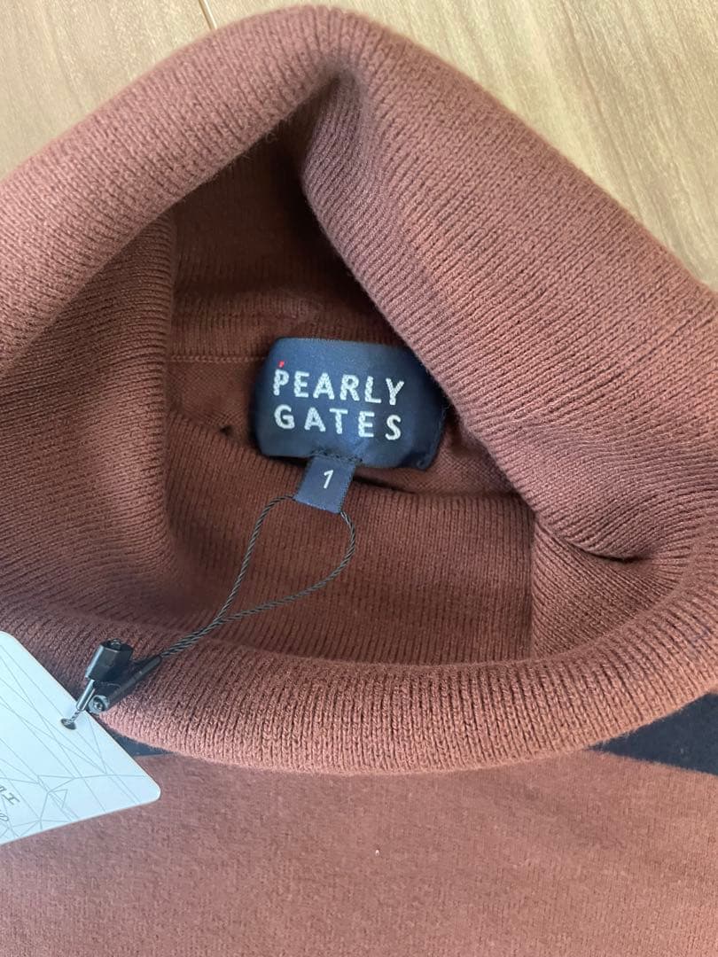セール中【新品】PEARLY GATES モックネック セーター ニットサイズ1