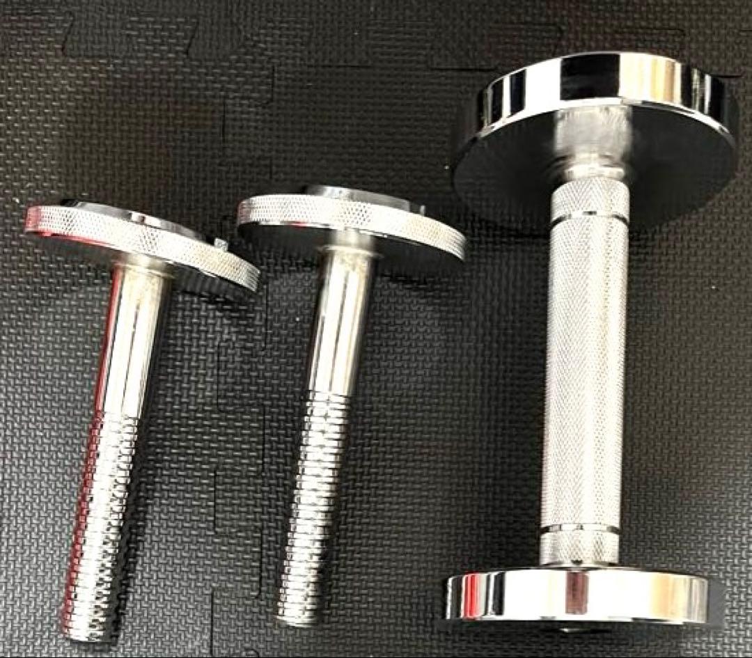 モリヤ ロングスクリューダンベルセット IROTECプレート付き