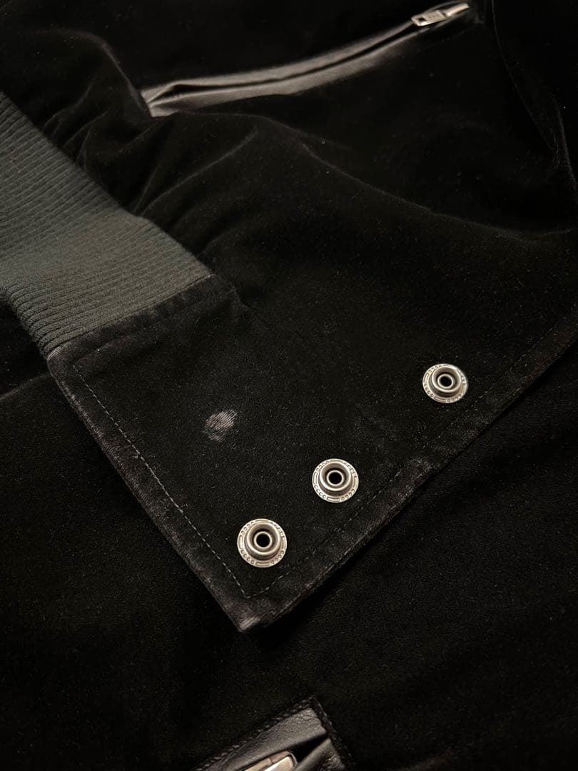 ★LAST NEST★ベロア調スタジャン Jesus layered tee M