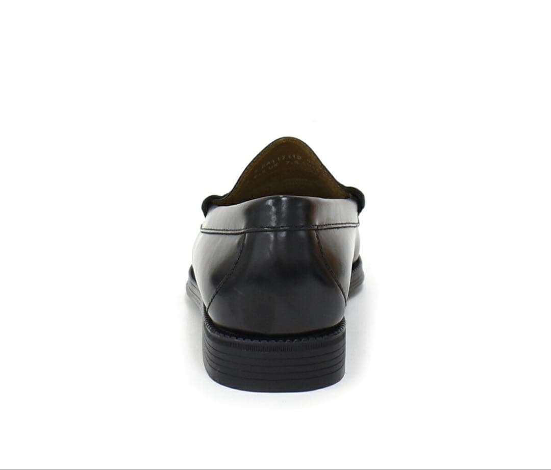 【G.H. BASS】　ブラックレザー ローファー