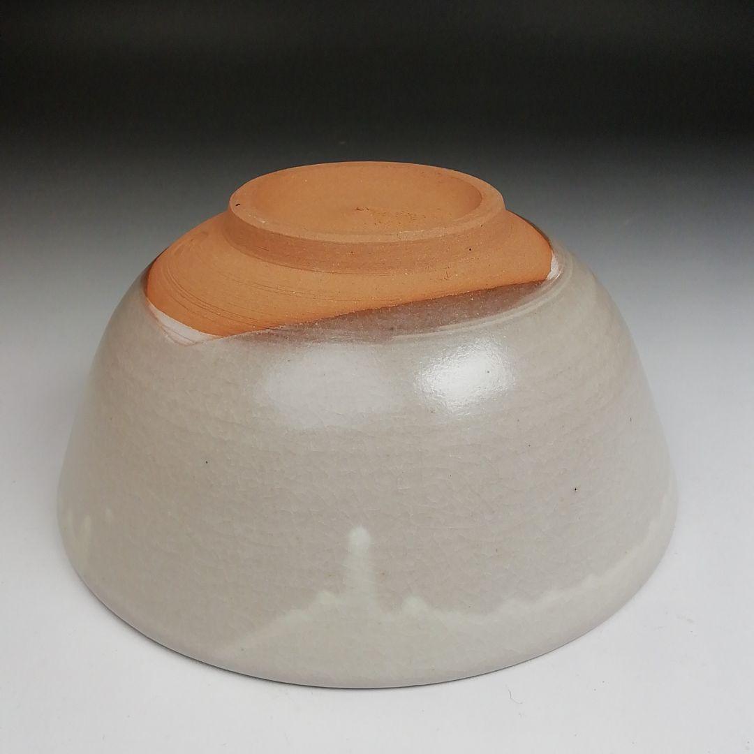 Ｓ８８０　茶碗　『粉引手　茶碗』『伊東慶 作』　共箱　抹茶碗　茶道具