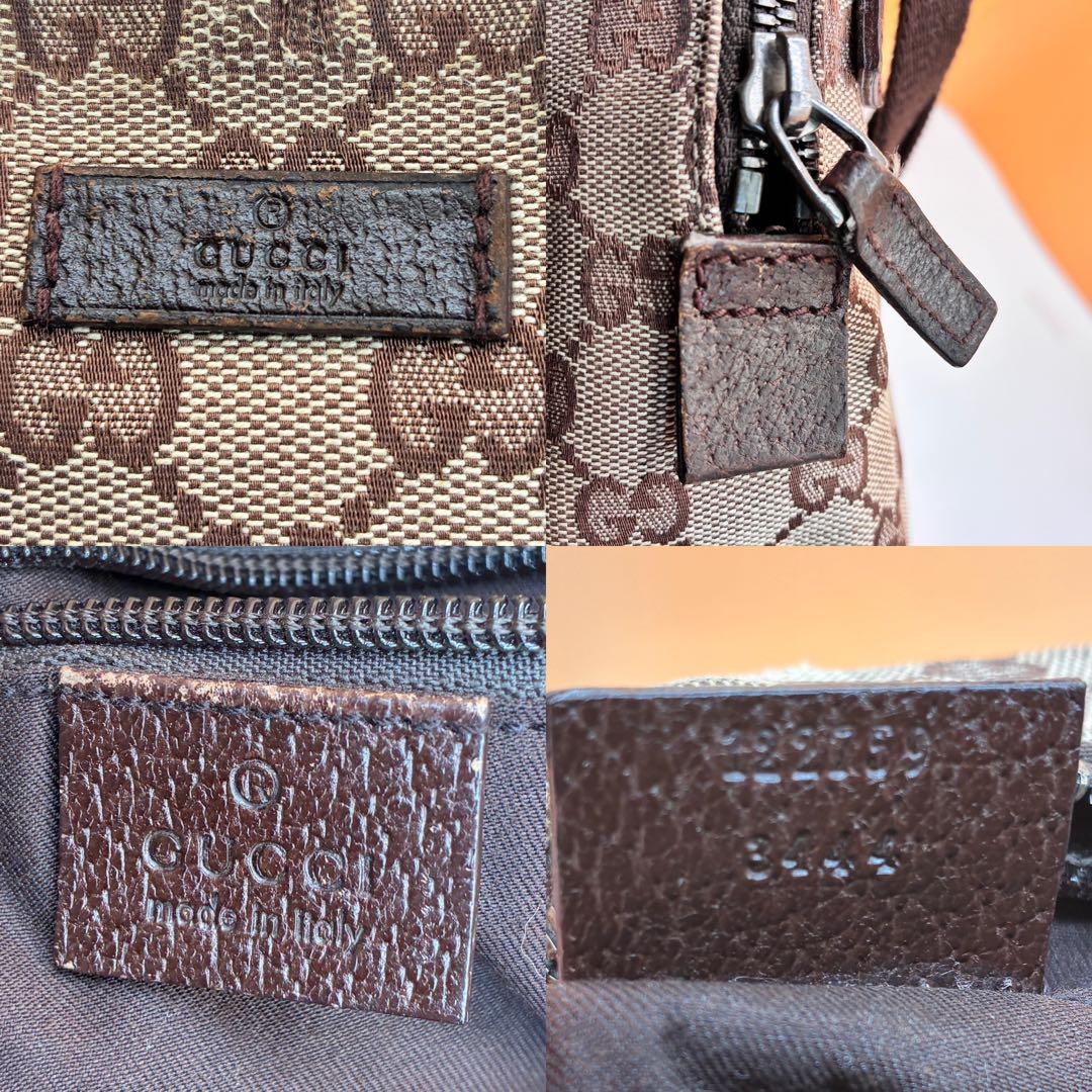 GUCCI GGキャンバス ショルダーバッグ クロスボディ