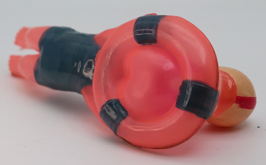 セルロイド製 水着の男の子と女の子のフィギュア 日本製レアアイテム