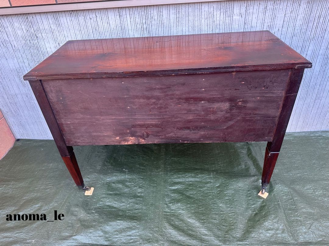 5008【パーラーキャビネット】英国アンティーク　ドレッシングチェスト