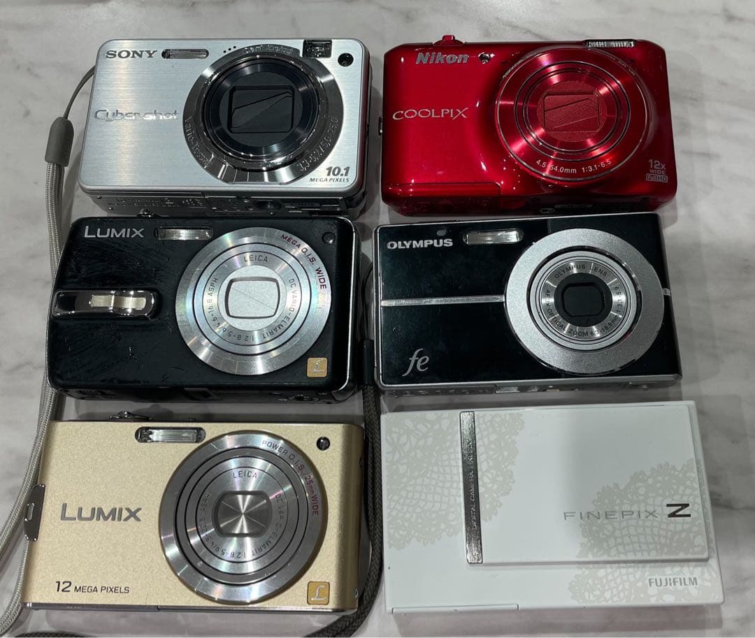 デジカメ　6個セット販売