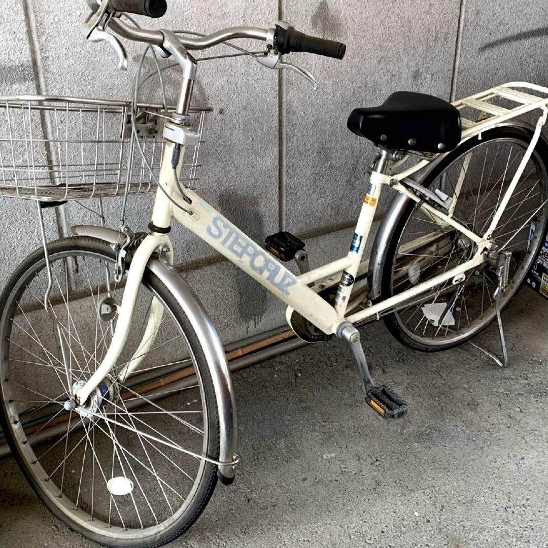 【お引き取り限定】ブリヂストン 自転車 SC6TP5 ホワイト 26インチ