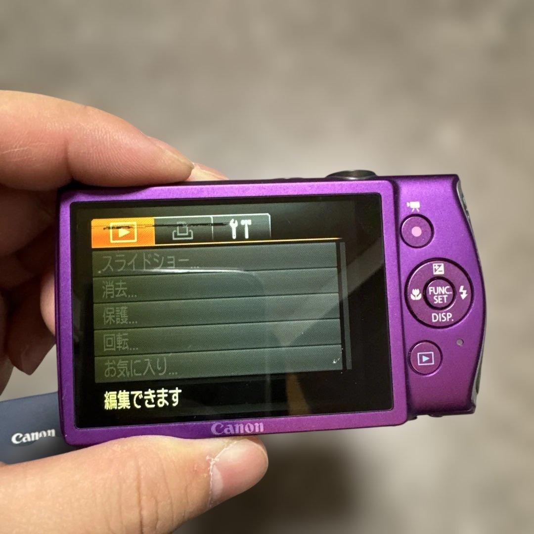 美品　人気色　Canon IXY 600F パープル