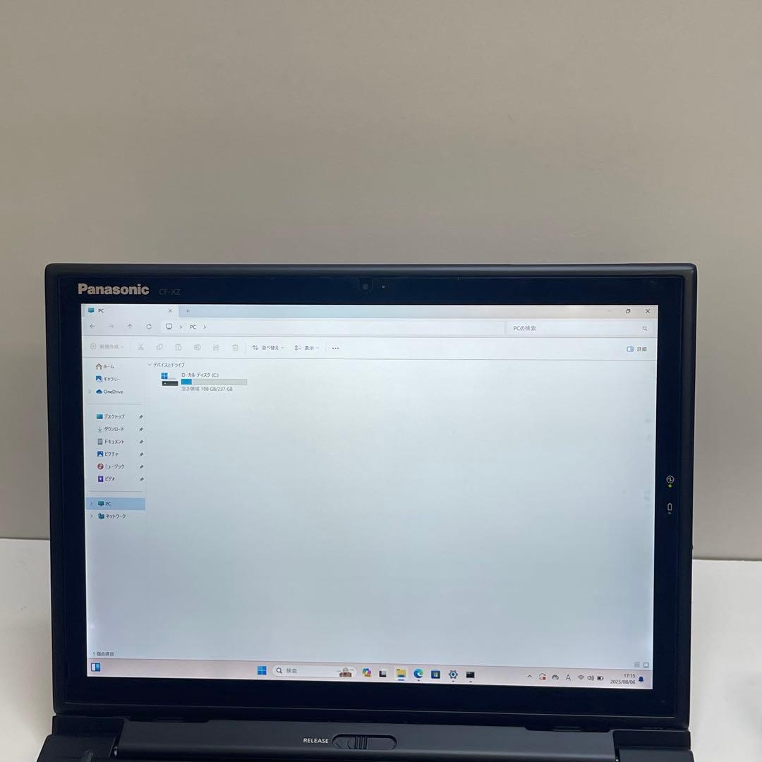 Windowsタブレット本体 #074 Panasonic CF-XZ6 2in1 i5-7300U 8GB