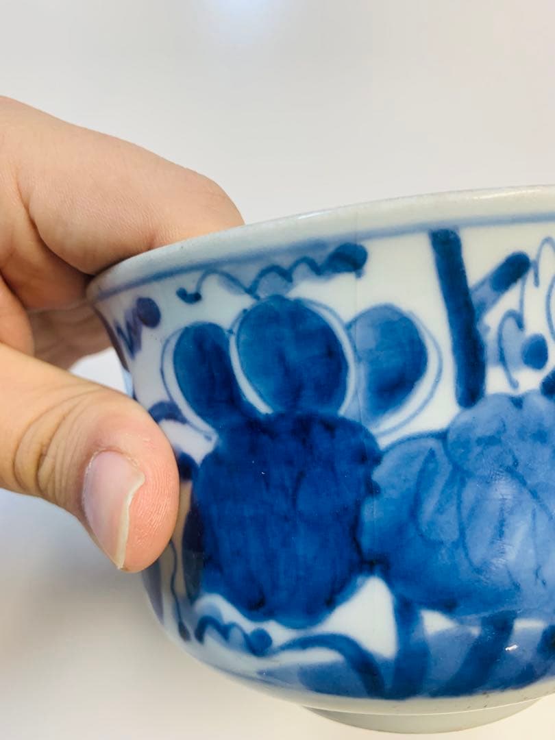 中国清時代中早期染付焼き物