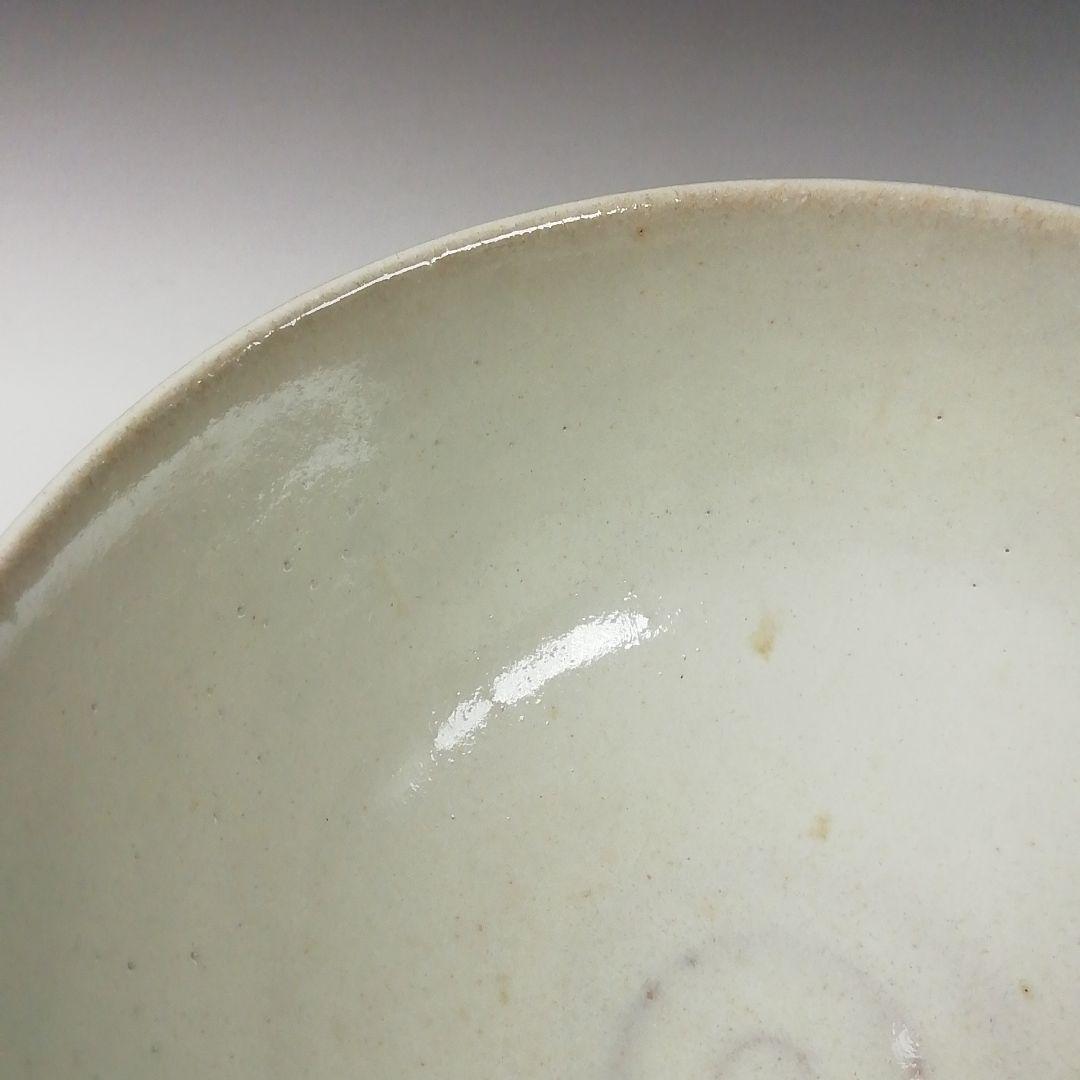 Ｔ６４３　茶碗　『紅葉』『赤膚焼』『赤膚山　大塩正人 造』　共箱　抹茶碗　茶道具