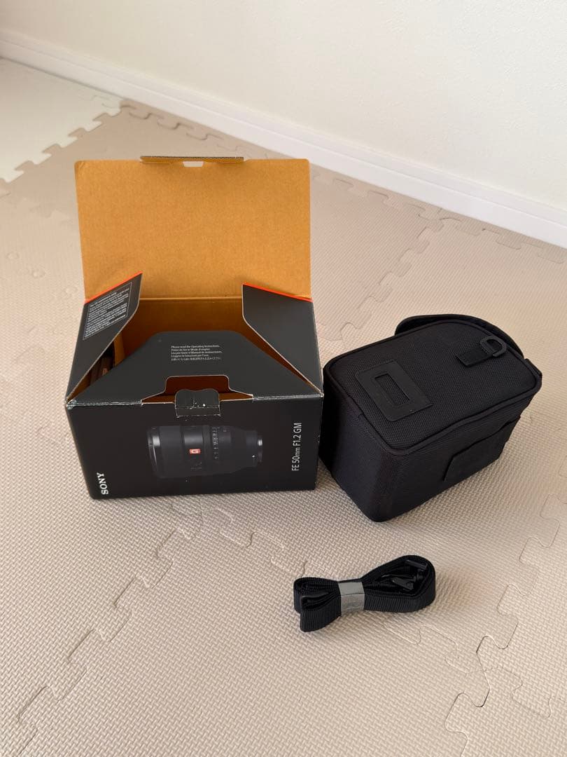 【美品】SONY FE 1.2/50 GM レンズ　プロテクター付き