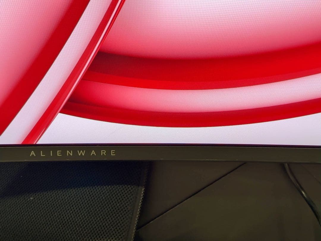 Dell AW3423DW 有機ELモニター 保証期限内　画面キズあり箱なし