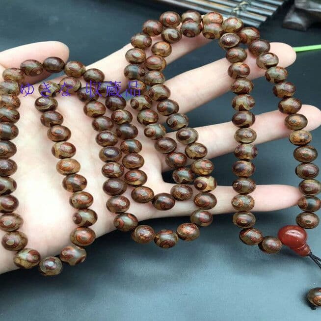 瑪瑙の108粒の仏珠の男女は玉髄の天珠のネックレスのチェーンを兼用します?